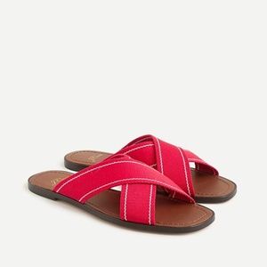 J.Crew Flat sandals with woven straps
